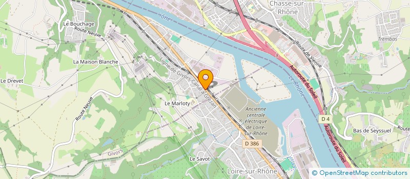 localisation de l'entreprise MADAME ANISSA MAANANE  GIVORS