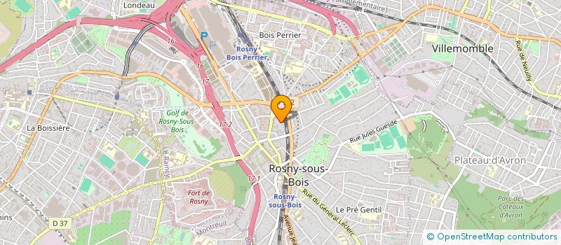 localisation de l'entreprise MADAME ANISSA MADANI à ROSNY-SOUS-BOIS