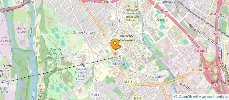 localisation de l'entreprise MADAME ANISSA MADINA RAHLI  TOULOUSE