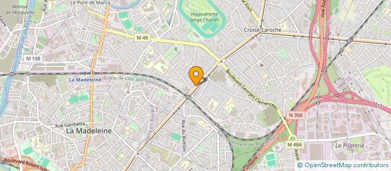 localisation de l'entreprise MADAME ANISSA MESBAH à MARCQ-EN-BARŒUL