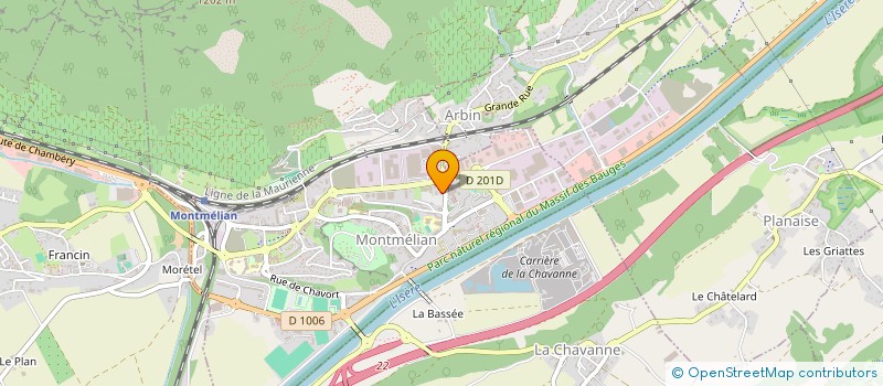 localisation de l'entreprise MADAME ANISSA METIR à MONTMELIAN