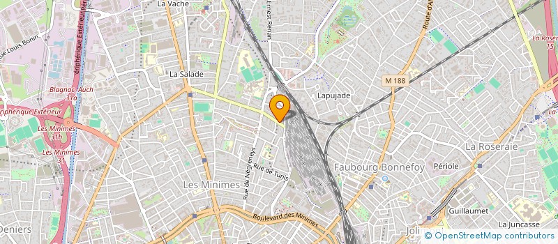 localisation de l'entreprise MADAME ANISSA MOUEZA  TOULOUSE