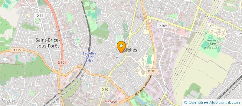 localisation de l'entreprise MADAME ANISSA NASSR à SARCELLES