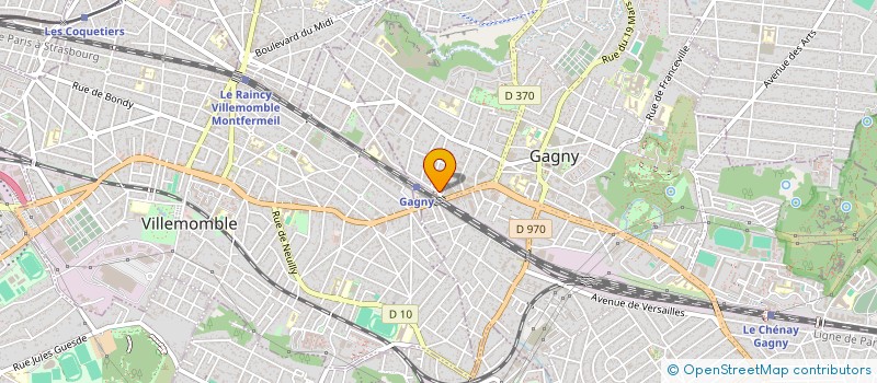 localisation de l'entreprise MADAME ANISSA NOUAR à GAGNY