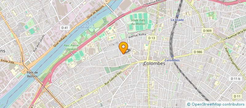 localisation de l'entreprise MADAME ANISSA OUADAH  COLOMBES