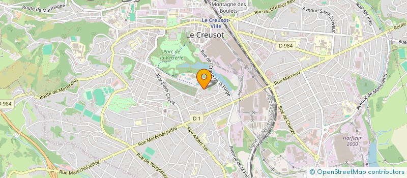 localisation de l'entreprise MADAME ANISSA OUAJA  LE CREUSOT