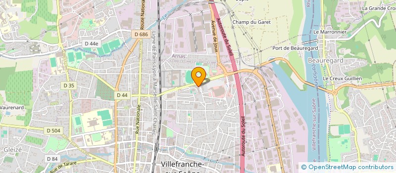 localisation de l'entreprise MADAME ANISSA RAFAI à VILLEFRANCHE-SUR-SAONE