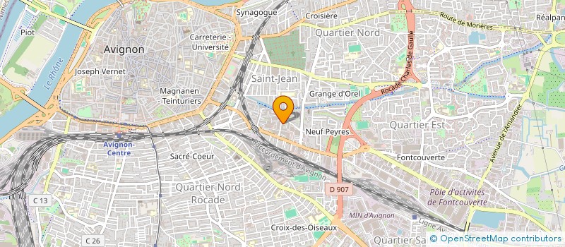 localisation de l'entreprise MADAME ANISSA RAZIK  AVIGNON