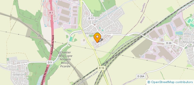 localisation de l'entreprise MADAME ANISSA REZZOUG  VEMARS