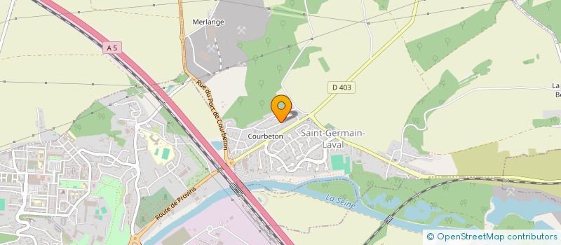 localisation de l'entreprise MADAME ANISSA RHACHTOUN  SAINT-GERMAIN-LAVAL