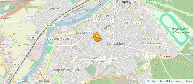 localisation de l'entreprise MADAME ANISSA RIGHI à COMPIEGNE
