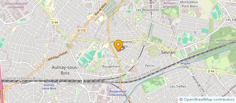 localisation de l'entreprise MADAME ANISSA RUSIDI à SEVRAN