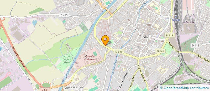 localisation de l'entreprise MADAME ANISSA SADEK à DOUAI