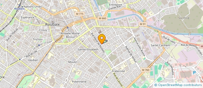 localisation de l'entreprise MADAME ANISSA SAI à ROUBAIX