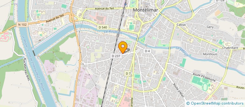 localisation de l'entreprise MADAME ANISSA SELMANI  MONTELIMAR