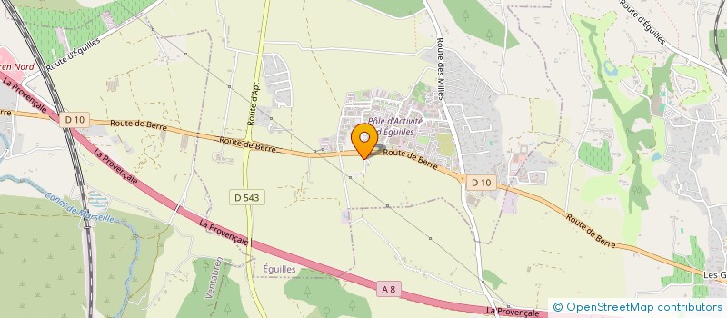 localisation de l'entreprise MADAME ANISSA SELMI  EGUILLES