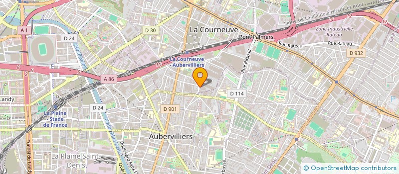 localisation de l'entreprise MADAME ANISSA SEMMOUD à LA COURNEUVE