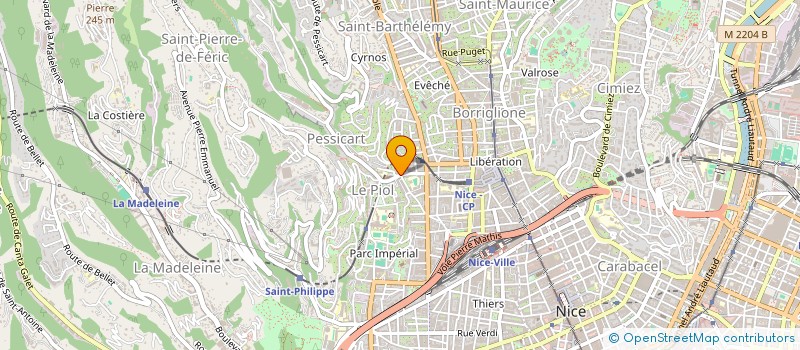 localisation de l'entreprise MADAME ANISSA SKHIRI à NICE