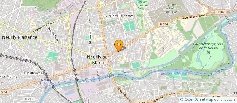 localisation de l'entreprise MADAME ANISSA SOEF à NEUILLY-SUR-MARNE