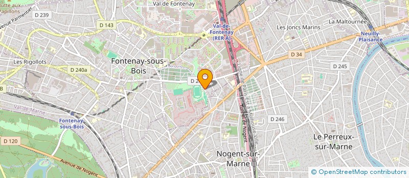 localisation de l'entreprise MADAME ANISSA TAHRAOUI à FONTENAY-SOUS-BOIS