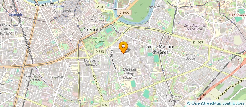 localisation de l'entreprise MADAME ANISSA TANAZEFTI  GRENOBLE