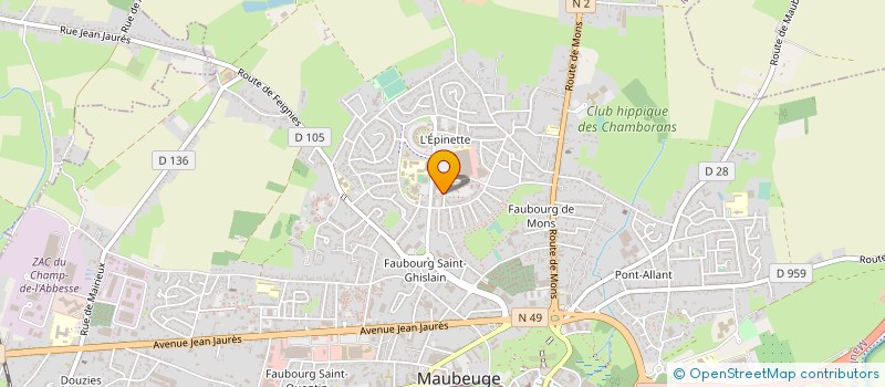 localisation de l'entreprise MADAME ANISSA TERKI  LOUVROIL