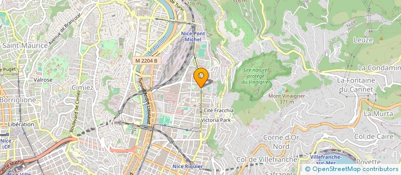 localisation de l'entreprise MADAME ANISSA TRABELSI  NICE