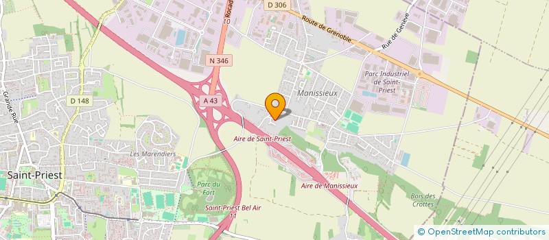 localisation de l'entreprise MADAME ANISSA ZARRAD  SAINT-PRIEST