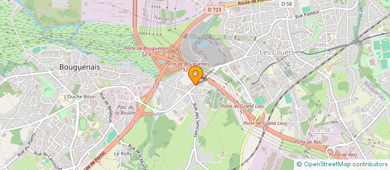 localisation de l'entreprise MADAME ANISSA ZEDIRA à BOUGUENAIS