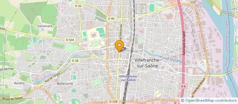 localisation de l'entreprise MADAME ANISSA ZEKKOUTI  VILLEFRANCHE-SUR-SAONE