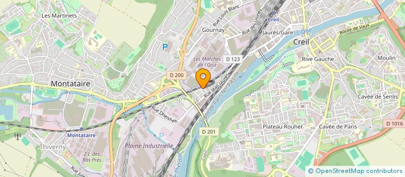 localisation de l'entreprise MADAME ANISSA ZIANI  CREIL