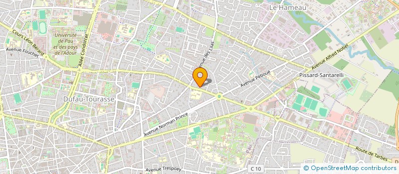 localisation de l'entreprise MADAME ANISSIA MARTIN à PAU