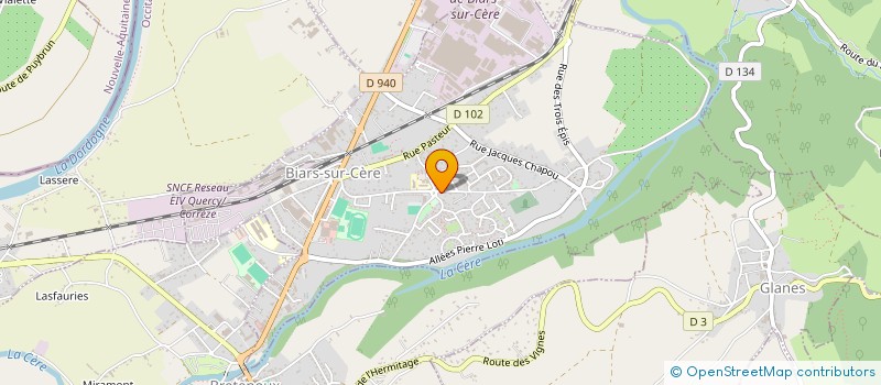 localisation de l'entreprise MADAME ANISSIA PAGES  BIARS-SUR-CERE