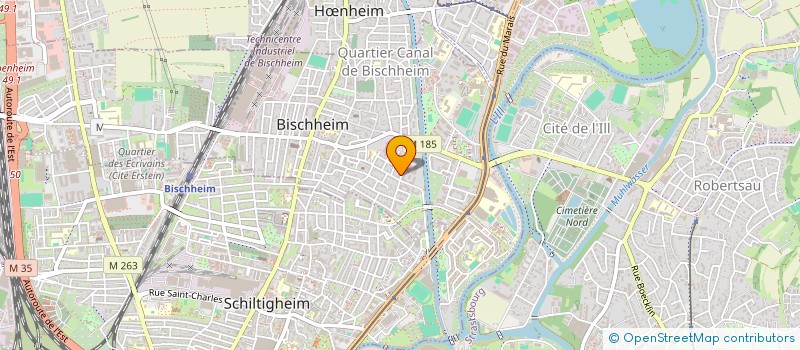 localisation de l'entreprise MADAME ANITA AGYENIM BOATENG  BISCHHEIM