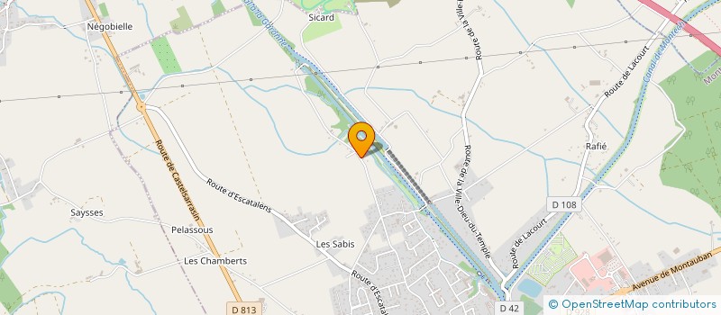 localisation de l'entreprise MADAME ANITA AMADOR  MONTAUBAN