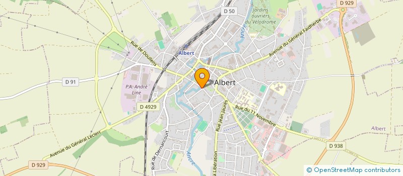 localisation de l'entreprise MADAME ANITA AUDEGOND  ALBERT