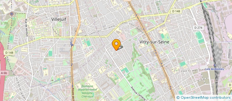 localisation de l'entreprise MADAME ANITA BANOS PURAS à VITRY-SUR-SEINE