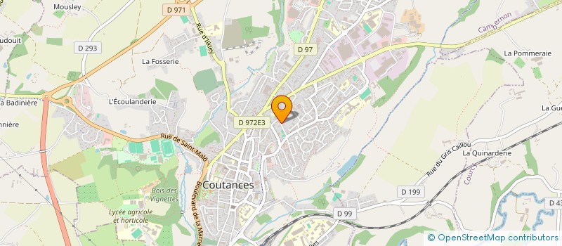 localisation de l'entreprise MADAME ANITA BASSET à COUTANCES