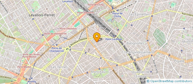 localisation de l'entreprise MADAME ANITA BAUCHER  PARIS