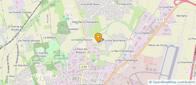 localisation de l'entreprise MADAME ANITA BAUD  FONDETTES