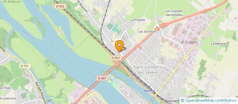 localisation de l'entreprise MADAME ANITA BERNARD à SAUMUR