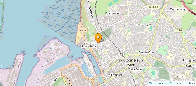 localisation de l'entreprise MADAME ANITA BOIDIN  BOULOGNE-SUR-MER