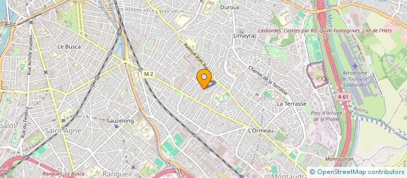 localisation de l'entreprise MADAME ANITA BONNEAU à TOULOUSE