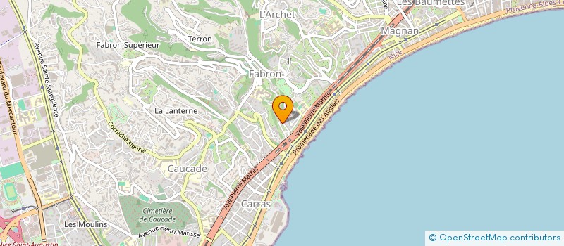 localisation de l'entreprise MADAME ANITA CABALLERO à NICE