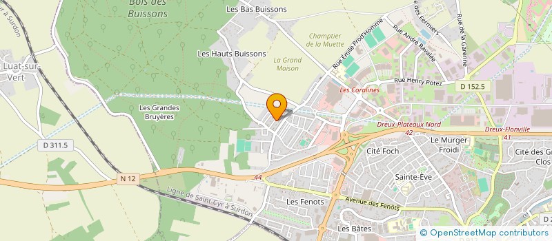 localisation de l'entreprise MADAME ANITA CALLOT à DREUX