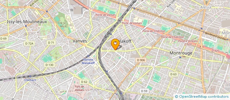 localisation de l'entreprise MADAME ANITA CHAVANE  MALAKOFF