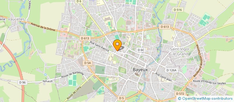 localisation de l'entreprise MADAME ANITA CHESNEL  BAYEUX