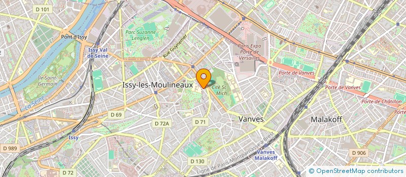 localisation de l'entreprise MADAME ANITA CUNNINGHAM  VANVES