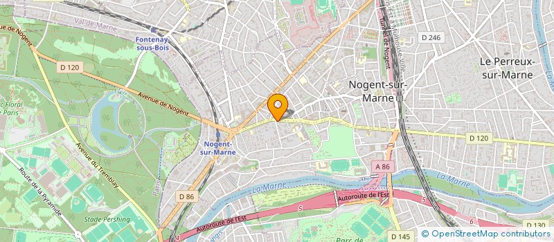 localisation de l'entreprise MADAME ANITA DE ROCCA-SERRA à NOGENT-SUR-MARNE