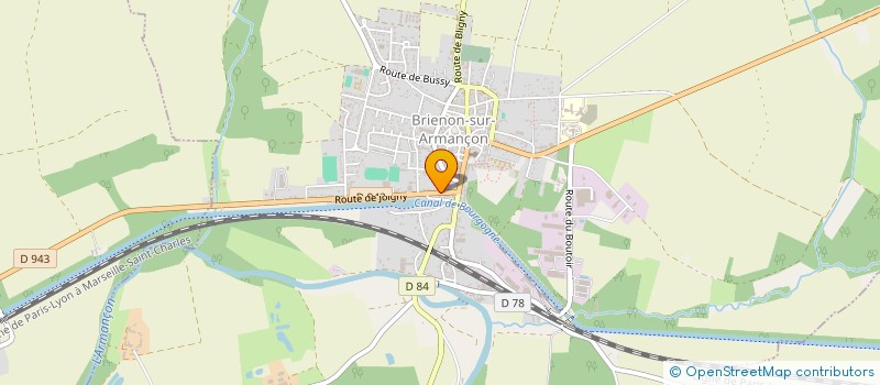 localisation de l'entreprise MADAME ANITA DEBABI  BRIENON-SUR-ARMANCON